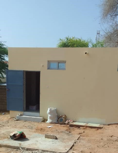 Restrooms at Meckhe XI built by AMA